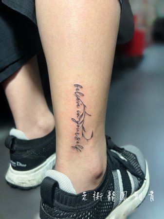 闺蜜纹身；脚踝纹身-缩略图